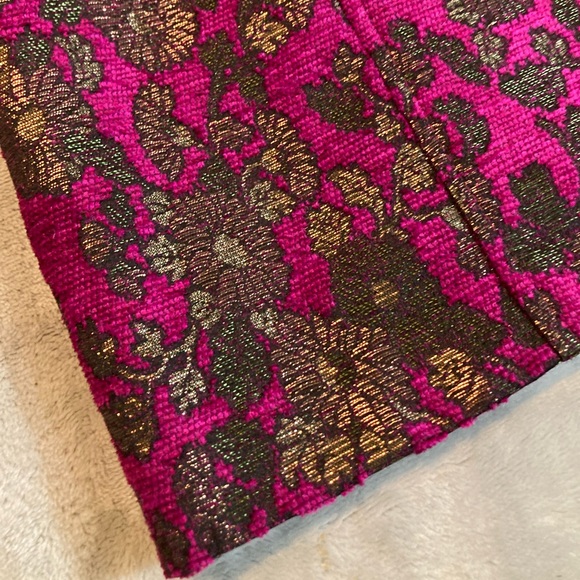 Nanette Lepore Pink and Gold Brocade Dress 10P - Picture 2 of 11